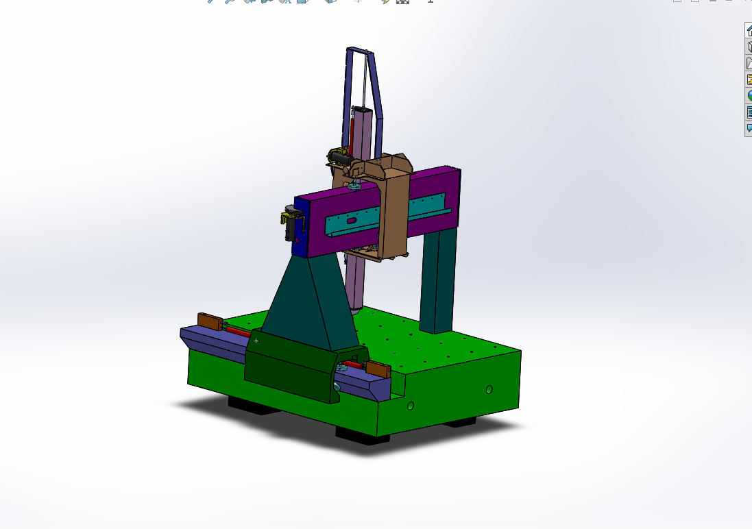 M134-超精密三坐标测量仪整机机构设计[含SW三维图]