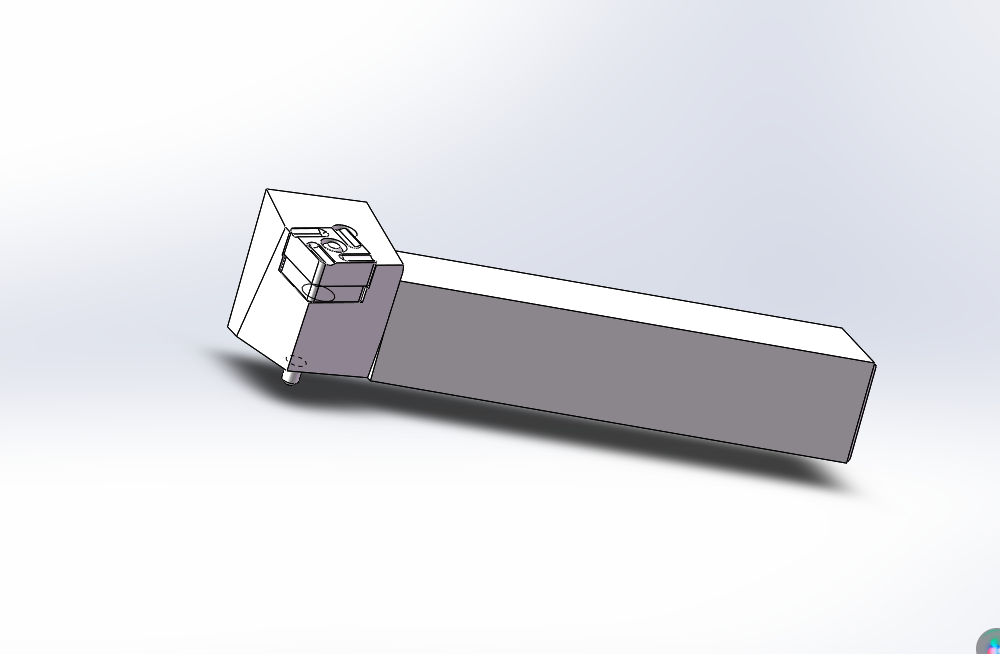 M246金属切削刀具课程设计-偏心式75°硬质合金可转位车刀结构设计[含SW三维图]