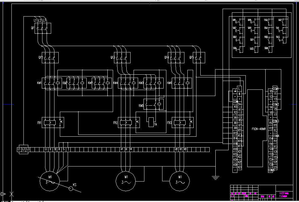 M249-X62X1万能铣床的电气控制系统设计