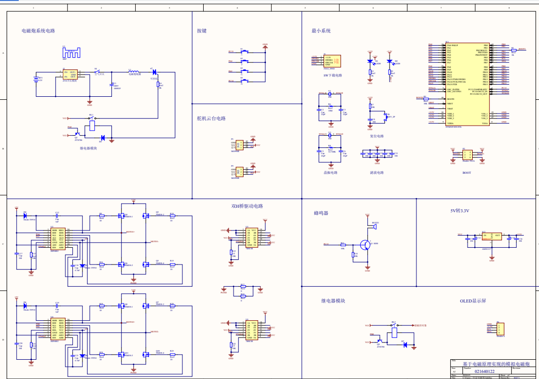 M261-基于电磁原理实现的模拟电磁炮【STM32单片机】