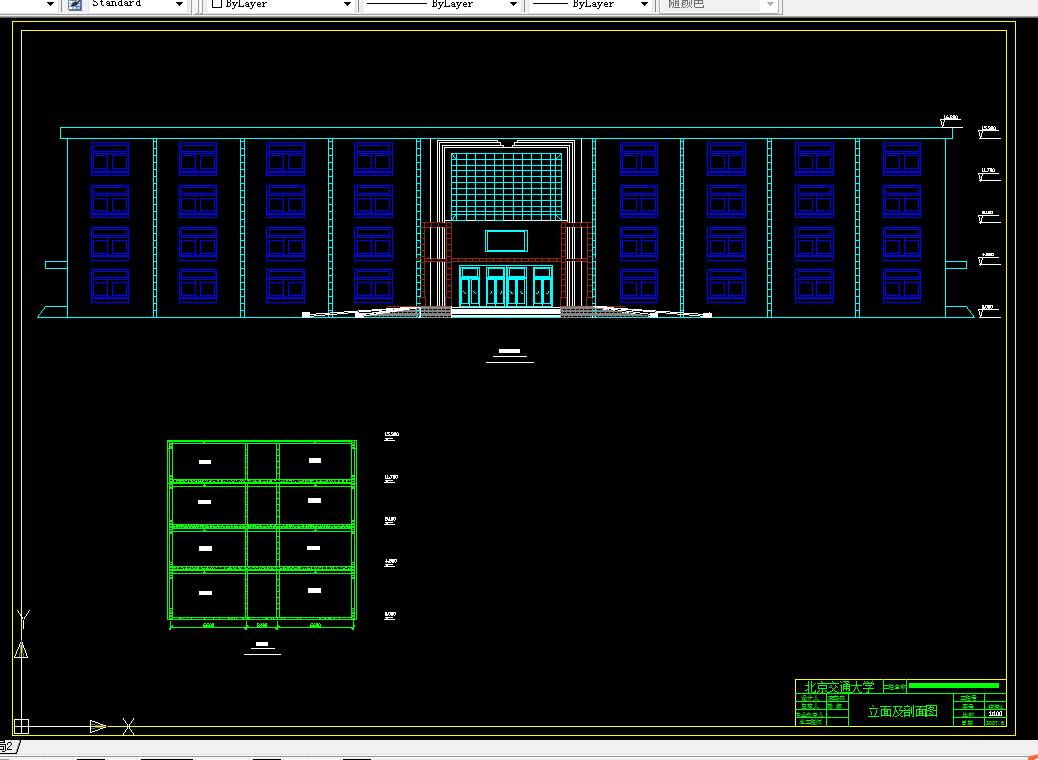 M281-北京某公司办公楼钢框架建筑结构设计