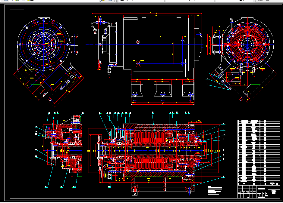 M444-电主轴加工、装配工艺的设计