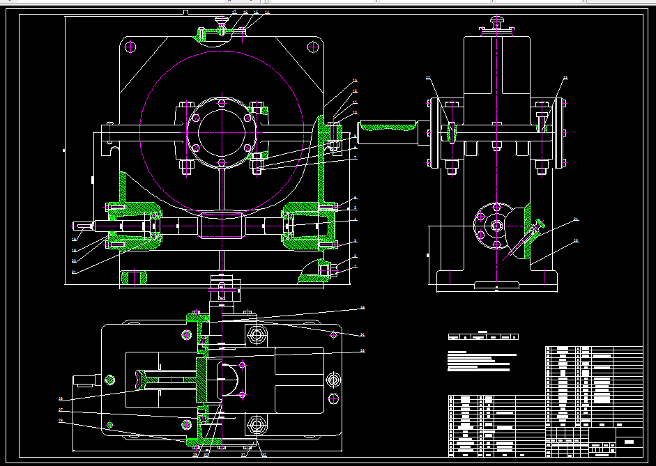 M490-一级蜗杆减速器设计F=5500_v=0.4_D=300