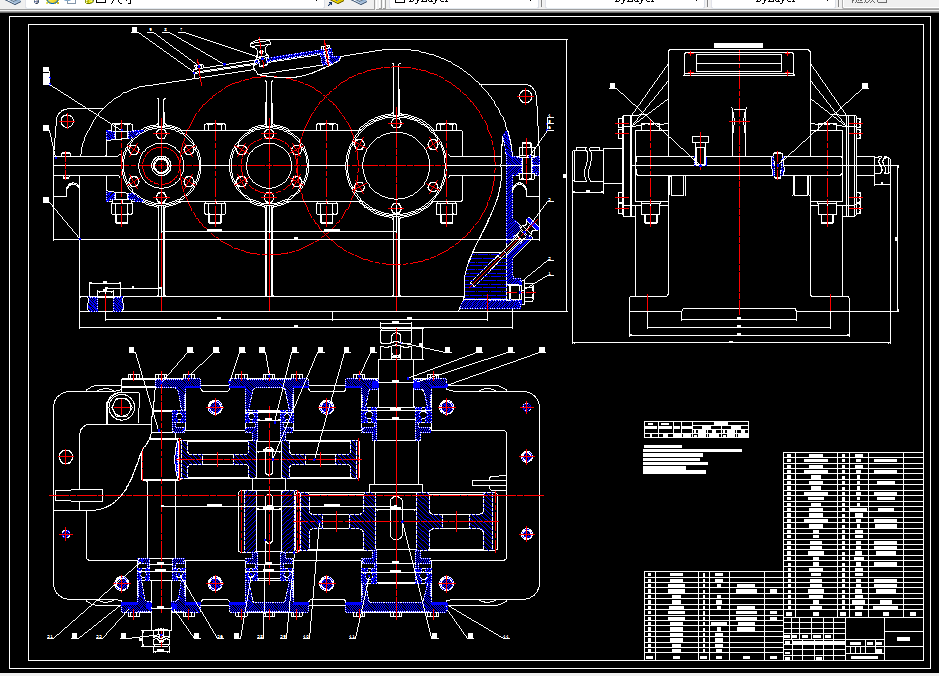 M494-展开式二级直齿圆柱减速器设计F=2200 v=0.9 D=300