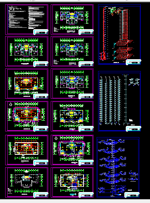D498-西宁市经济适用房小区22商住楼给排水设计