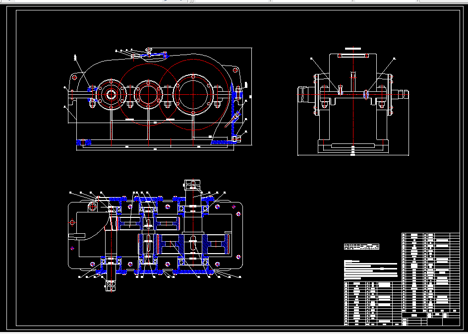 M510-展开式二级斜齿圆柱减速器设计F=4000 v=1.1 D=400