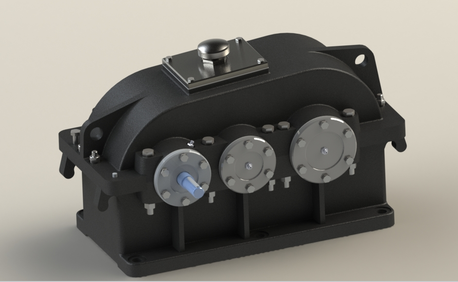 M571-二级展开式圆柱齿轮减速器设计F=1524 D=0.277 V=0.8【含SW三维】