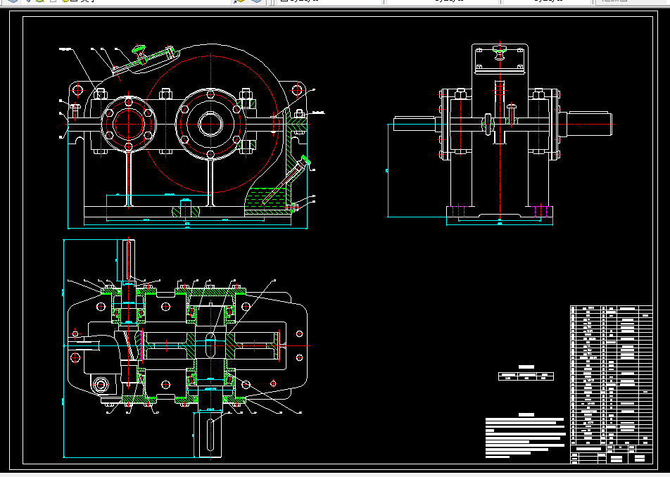 M671-设计一级斜齿圆柱齿轮减速器F=2600 V=1.1 D=220-