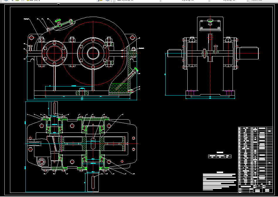 M676-一级斜齿圆柱齿轮减速器设计F=2500 V=1.5 D=450