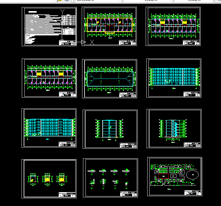 M692-江西建工学院青年教师宿舍设计-6层4500平米
