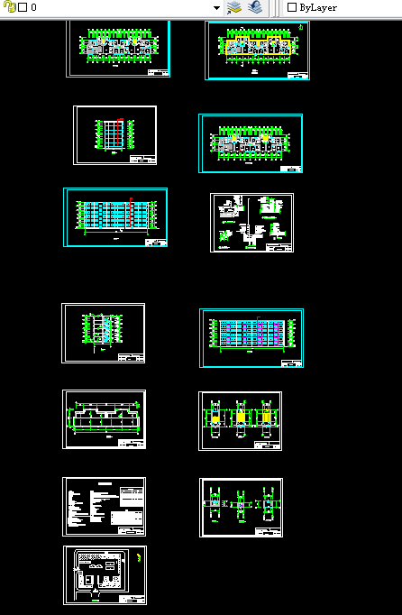M695-六层框架结构住宅楼设计-2500平米-2单元一户型