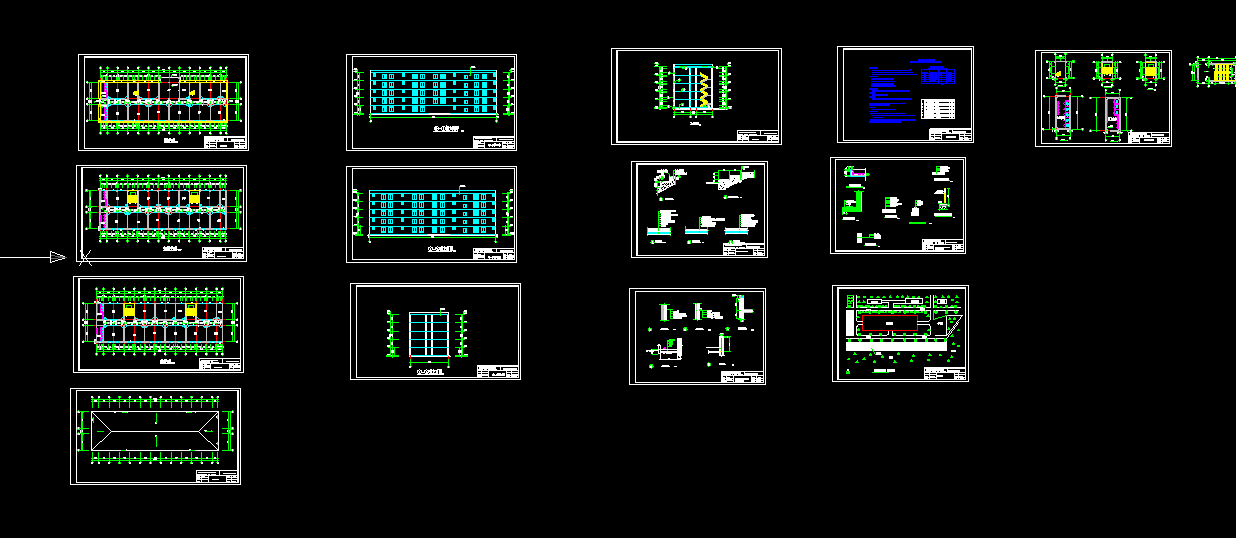M697-南昌市十中某教学楼设计-5层4620平米