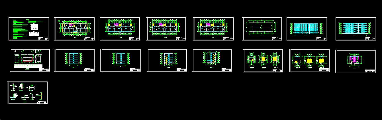 M701-新建县第二中学教学楼设计-5层3511平米