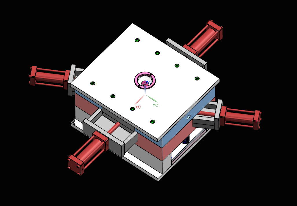 M770-60度斜三通管注塑模具设计[含UG三维图]