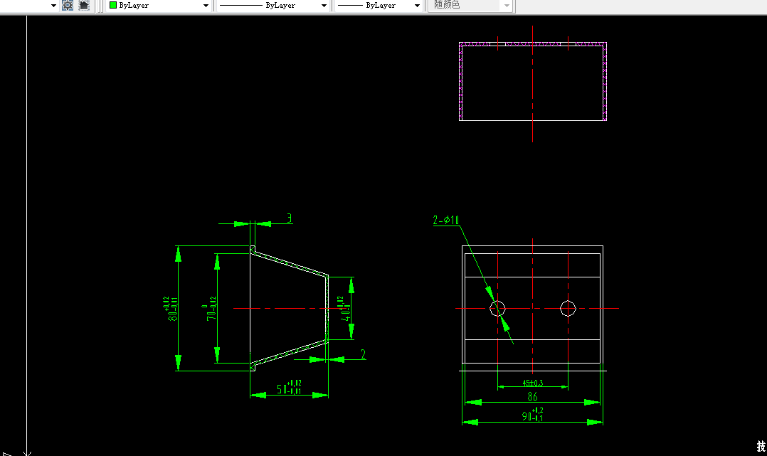 M868B-塑料壳体注塑模具设计-材质ABS