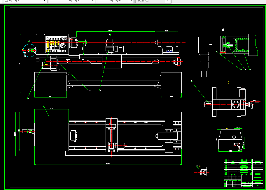 M924-Φ550mm数控车床总体设计及横向进给设计