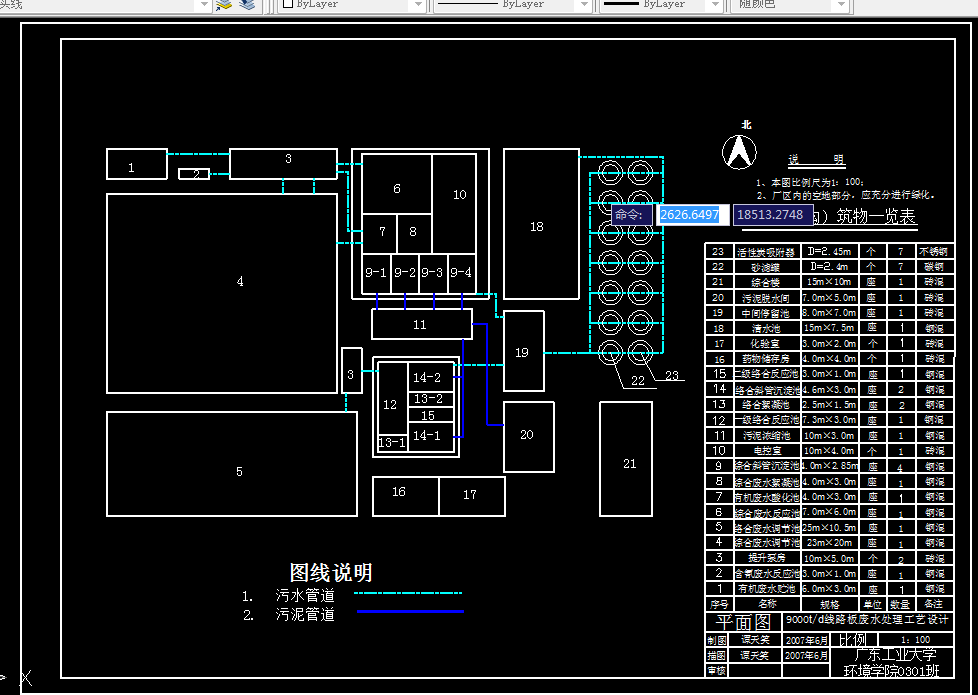 D546-9000吨每天线路板废水处理工艺设计