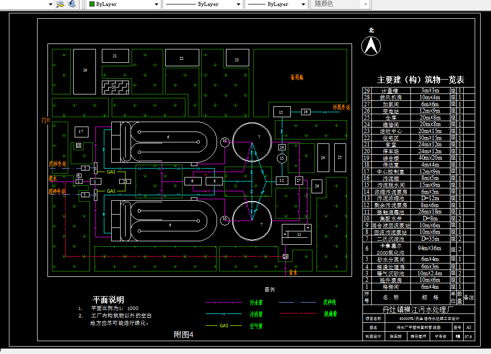 D548-50000吨每天生活污水处理工艺设计