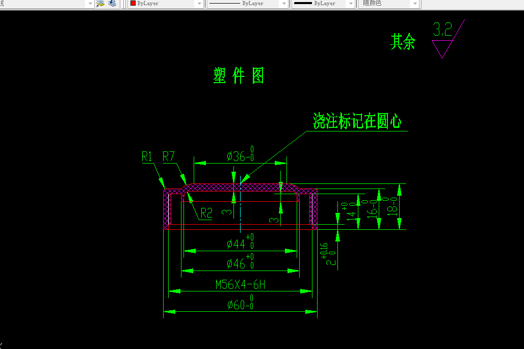 N044-加水盖注射模设计