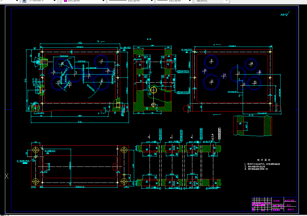 N097-台式车床车头箱孔系加工分配箱机构设计