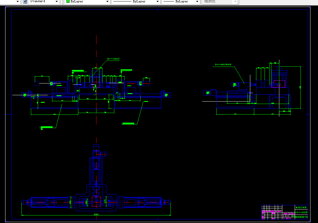 N129-ZH1105柴油机气缸体三面粗镗组合机床总体及夹具设计