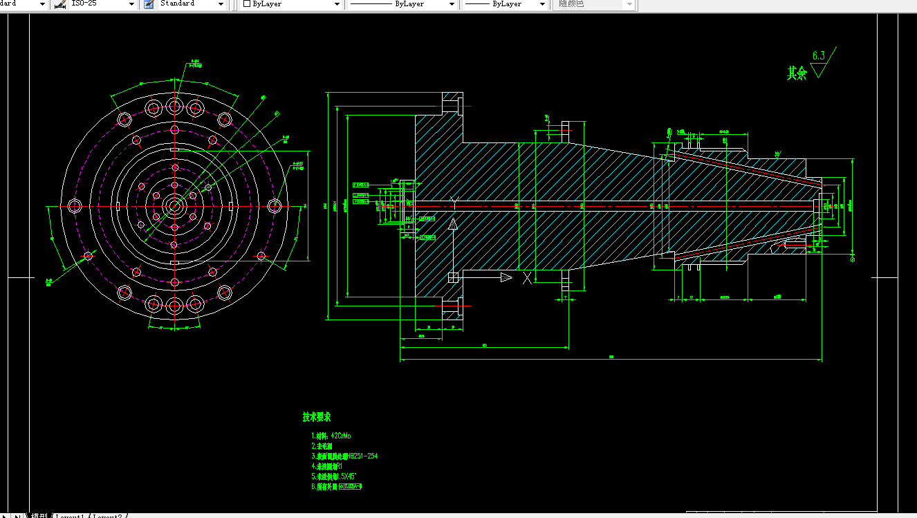 N165-右出线轴加工工艺规程及其钻6-Ф6孔的夹具设计