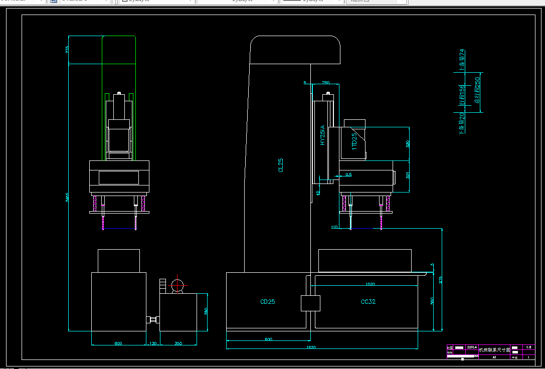 N175-卧式组合钻床设计