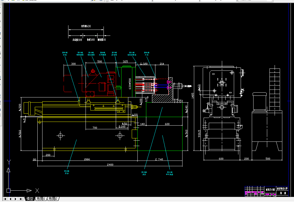 P014-车床主轴箱箱体右侧10-M8螺纹底孔组合钻床设计