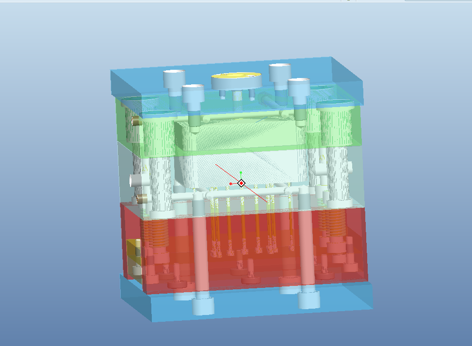 P033-验钞机配件3的注塑模具设计[含Proe三维图]