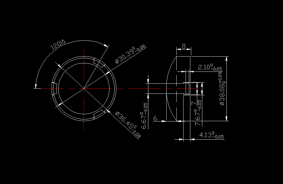 P034-剃须刀塑料盖模具设计