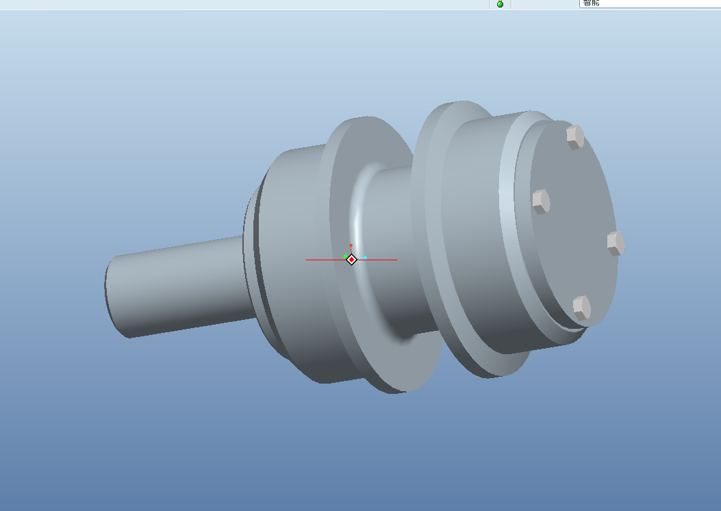 P065-45吨旋挖钻机驱动轮和拖链轮设计[含Proe三维图]