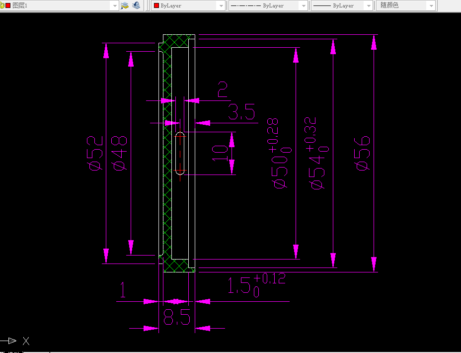 P066-镜头盖注塑模模具设计[抽芯]