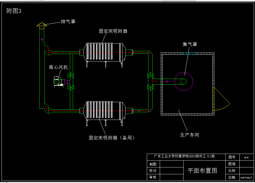 D572-活性炭吸附工业有机废气的工程设计