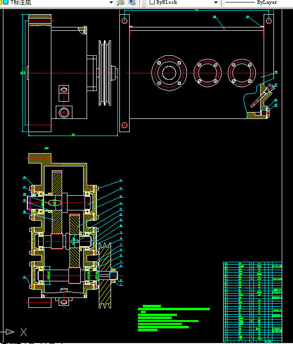 P164-汽车制动蹄圆柱面专用铣床旋转机构及床身部件设计
