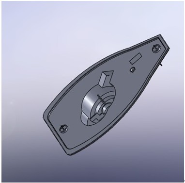 P170-某电熨斗储水器塑料底座注射摸设计