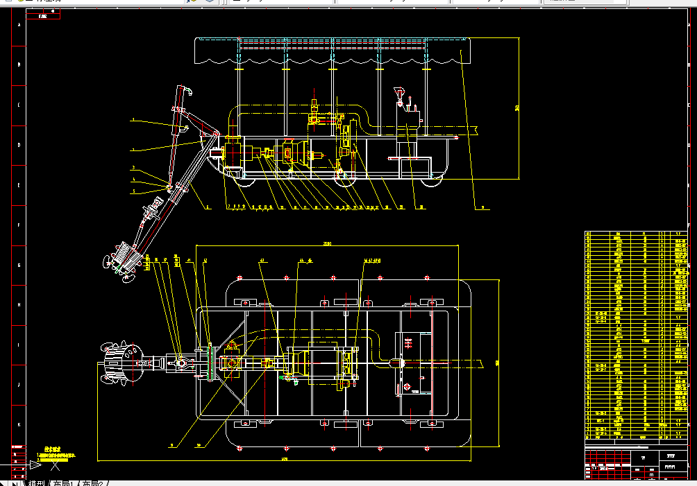 P187-绞吸式清淤船机总体设计