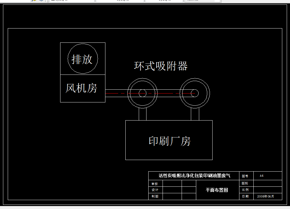 D577-活性炭吸附法净化包装印刷油墨废气工程设计
