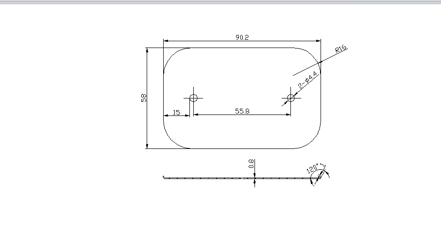 P197-外缘翻边圆孔板的复合模设计