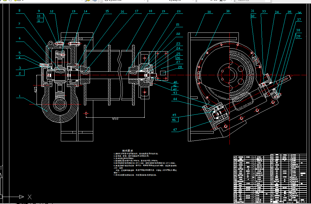 Q019-QTZ25型塔式起重机变幅机构设计