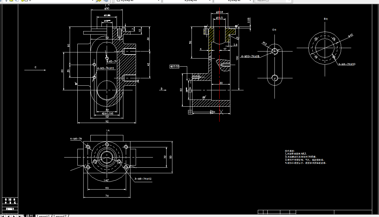 Q077-底座的工艺规程及车Φ30孔的工装夹具设计