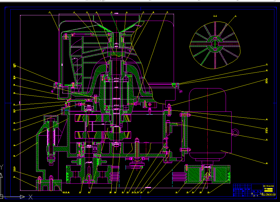 Q085-800型立式沉降离心机设计