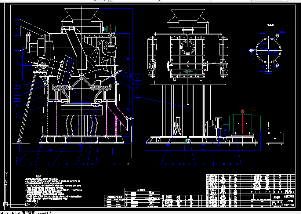 Q091-CKP预粉磨设计(总体及壳体)