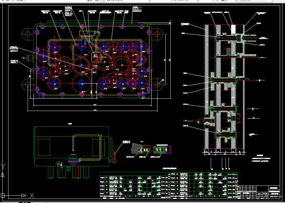 Q093-减速器箱体钻口面孔组合机床总体设计及主轴箱设计