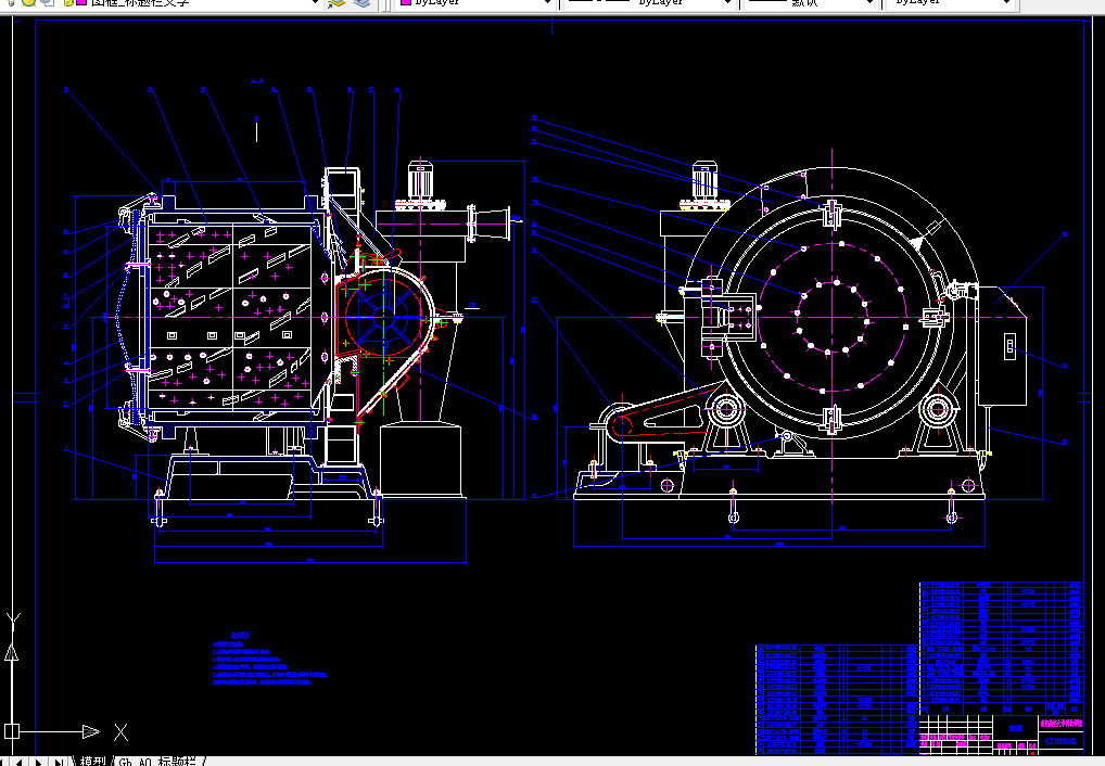 Q175-滚筒式抛丸清理机的总体和结构设计