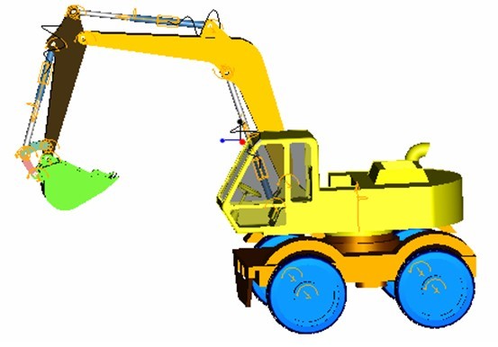 R020-液压挖掘机反铲装置设计[含Proe三维图]