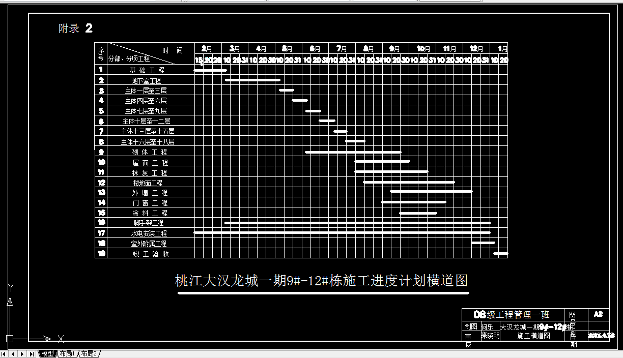 R102-某住宅楼工程施工组织设计