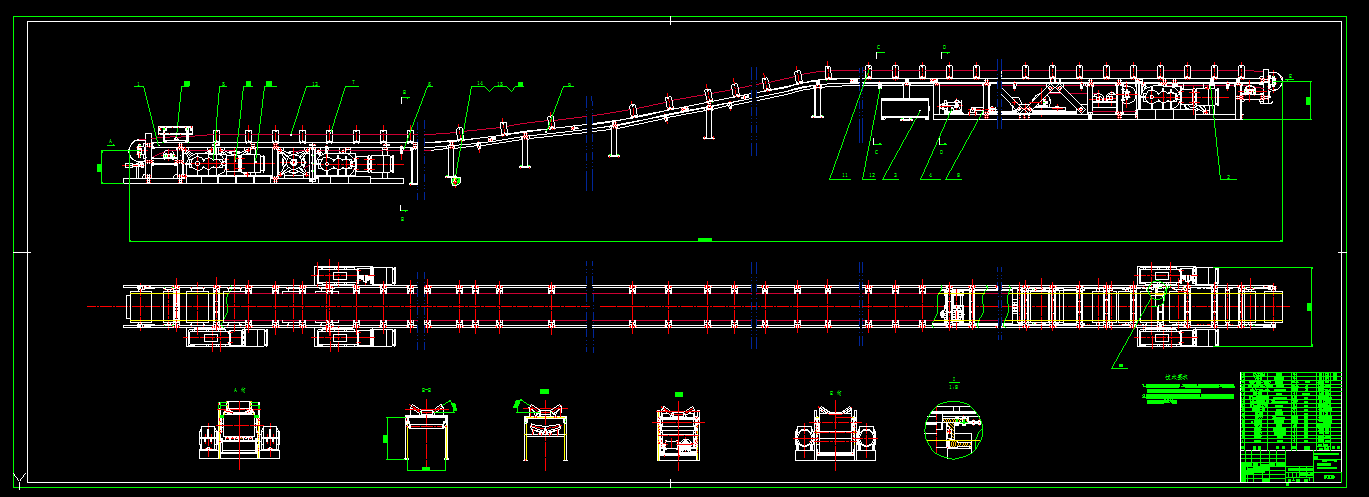 R117-长距离矿用皮带输送机总体设计