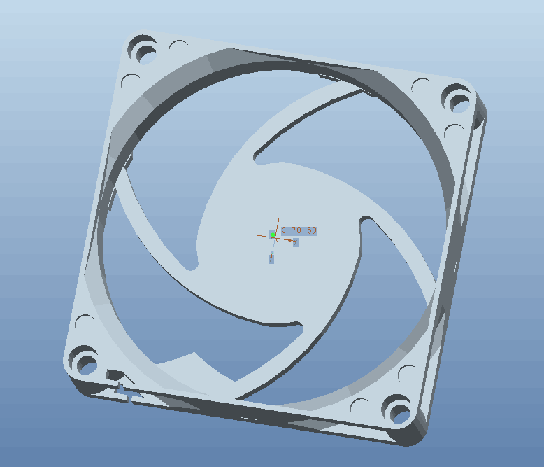 R224-电脑CPU风扇壳注塑模具设计[含三维产品图]