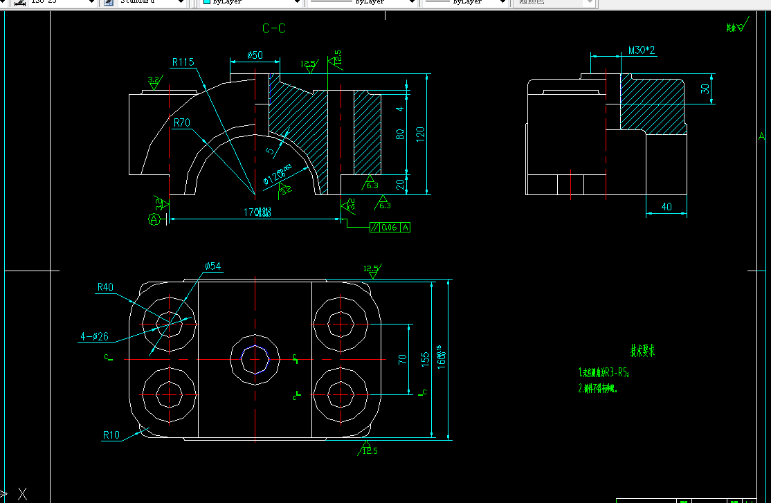 R396B-轴承盖加工工艺及铣两侧平面夹具夹具设计