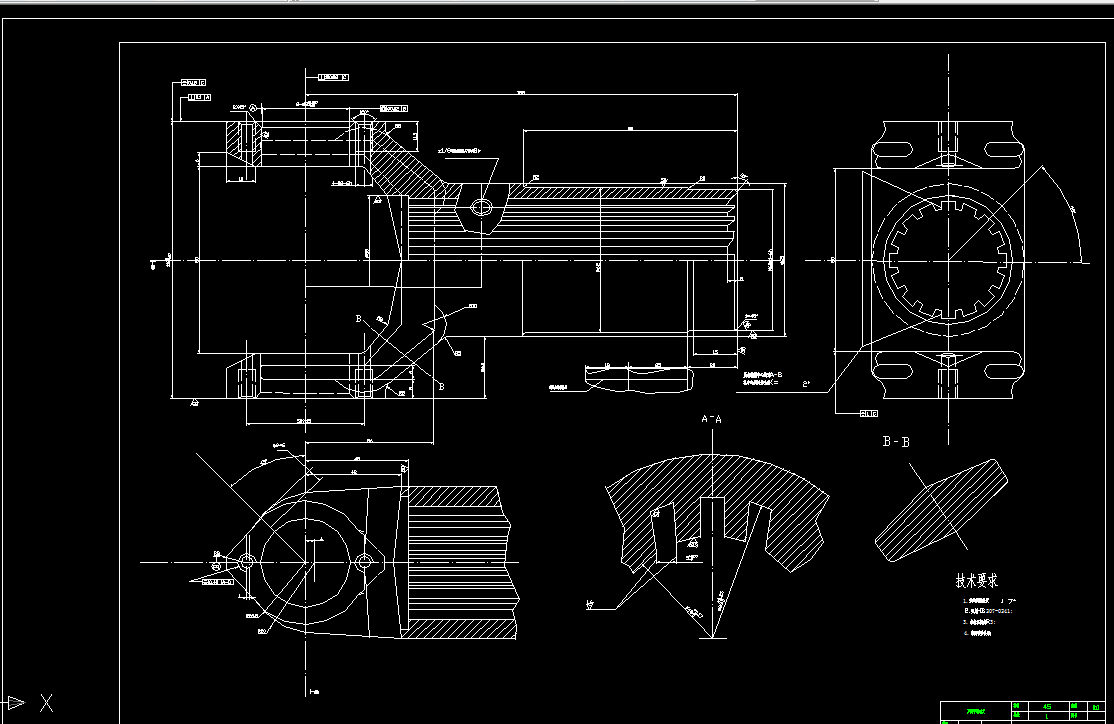 R397-万向节滑动叉零件加工工艺及夹具设计